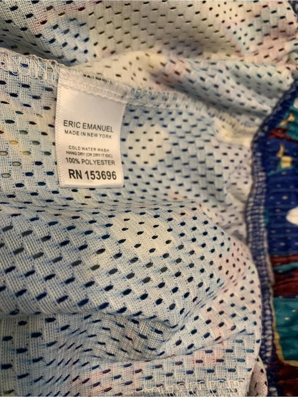 Eric Emanuel Multicolor Floral Mesh Shorts